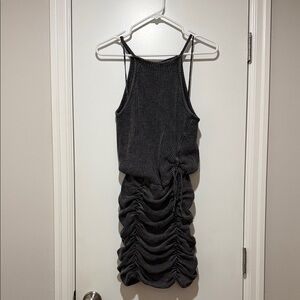 Free people Katya thermal mini ruched dress